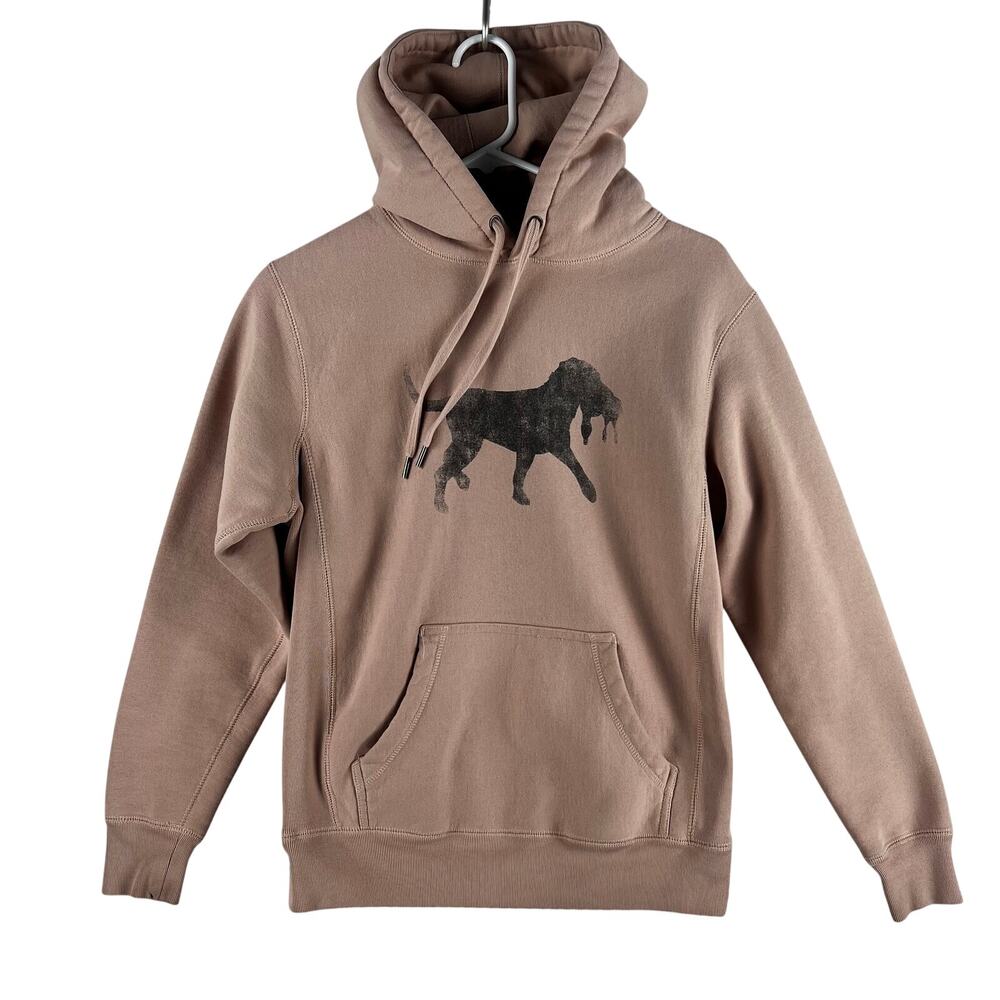 Back Down South Clothing Co Hoodie XL Mauve Pink Dog Graphic Pullover Sweatshirt